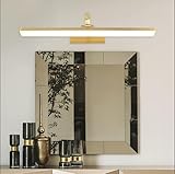 Moderne Wandleuchte aus gebürstetem Messing, 40 cm, verstellbar,...