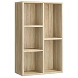 VASAGLE Bücherschrank, Bücherregal, mit 5 Fächern, Büroregal,...