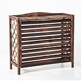 Holz-Klimaanlagenabdeckung, für den Außenbereich, dekoratives Regal,...