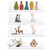 Collazoey 4pcs Wandregal Ohne Bohren,Regal Wand Acryl, bietet Platz...