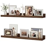 Feihorrm Wandregal, 2er Set, 60cm Schweberegal aus MDF Holz, Wandboard...