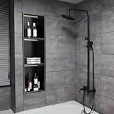 ZBORAVPIX Einbauregal Dusche Nische Alcove， Einbau-Duschnische mit...