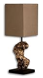 levandeo Lampe Tischlampe/Tischleuchte aus recyceltem Holz - Design...