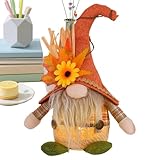 Plüsch-Gnom Mit LED-Beleuchtung - Dekoration | Thanksgiving Herbst,...