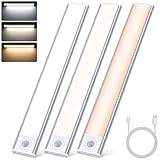 TRUMPETS 30cm Unterbauleuchte Küche led, 3000mAh Schrankbeleuchtung...