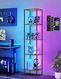 OUTONLIFE RGB Stehlampe mit Regal, Dimmbar, Touch & APP &...