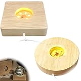 Holz LED Lichtsockel, 2 Stk Led Ständer, Display-Basis DIY Led...