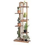 RELAX4LIFE Blumentreppe 6-stufig, Blumenregal Holz, Blumenständer mit...