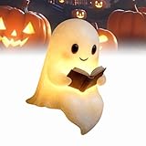 Dewppxi Niedliche Geister-Leselampe, Ghost Reading Book Lamp,...