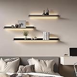 LED Schweberegale mit Metall Wandhalterung, beleuchtetes Display Rack...