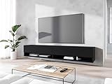 MINIO go for it - Lowboard TV-Schrank I 180x30x33 cm I mit Türen und...