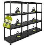 Kreher 2 x XL Schwerlastregal zum Schnäppchenpreis! 92,5 x 45,8 x 141...