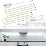 WOBANE Unterbauleuchte Küche LED,8 x 30cm Schrankbeleuchtung mit Lang...