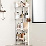 Orimade Duschablage ohne Bohren,4 Stück Duschregal Ecke mit 2 Haken...