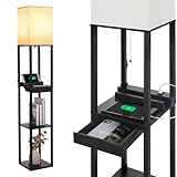 Neoglint Stehlampe Wohnzimmer 1.6m Stehlampe Dimmbar Led Mit Regal...