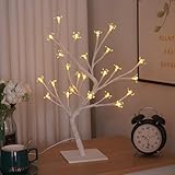 Tuzsocr LED Baum Lichter, 24/48er Blüten Blütenbaum Kirschbaum...