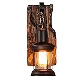 Holz Retro Lichter Rustikale Wohnzimmer Wandlampe EZ7 Lampe...