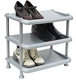 DanDiBo Schuhregal Kunststoff 93900 Stapelbar Schuhablage Offen...