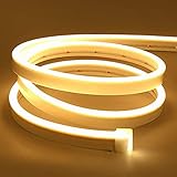 Lamomo LED Strip 2M, Warmweiss 12V Dimmbar Neon LED Streifen,...