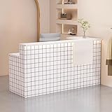 Moderner Empfangstresen mit Stauraum, Salon-Vordertheke, stilvoller...