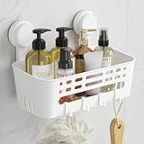 Lifewit Saugnapf Badregal, Duschablage Ohne Bohren, Kunststoff Bad...