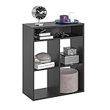 KOMTO Regal Schwarz - Bücherregal Standregal Würfelregal Büroregal...