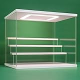 Nonemey Acryl Vitrine Schaukasten mit led 2/3/4/5/6 Stufen Display...