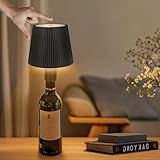 Ketom LED Kabellose Flaschenlampe Aufsatz Aufladbar, IP54 Akku...