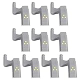 10 Stücke LED Schrankleuchten Universal Kleiderschrank LED Scharnier...