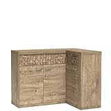 Marmex Natural N15 - Komfortable Eckkommode; Es hat DREI Schränke mit...