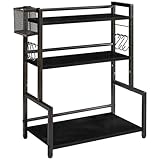 YMYNY Standregal Küchenregal, Gewürzhalter, 3-stufig, für die...