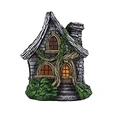 Nemesis Now Beleuchtetes Feenhaus – Waldhaus Figur mit LED-Fenstern...