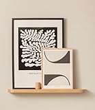 Kazai.® Wandregal 'Toke' | Bilderleiste in Echtholz-Veneer |...