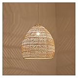 Retro Rattan Bambus LED Deko Kronleuchter Japanisch Chinesisch...