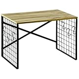 Kesper| Mikrowellenregal, Material: Eichendekor/Metall, Maße: B: 52 x...