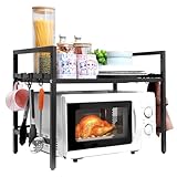 Verstellbares Mikrowellenregal 2-stufig, Erweiterbares Küchenregal...