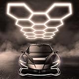 Jatwefiv 14pcs LED Hexagon Beleuchtung, 4500K Hexagon LED Garagenlicht...