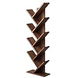 Bücherregal im Baumform, Standregal mit 8 Ebenen, Baum Bücherregal,...