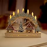 Generisch LED Schwibbogen-Bastelset aus Holz, Weihnachtsdekoration mit...