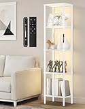OUTONLIFE Stehlampe mit Regal, LED-Dimmbar, 3 Farbtemperaturen, Touch...