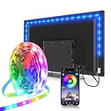 LED Strip 5m, USB Led Beleuchtung Hintergrundbeleuchtung Fernseher...