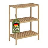 Bellamio Badregal Newa mit 3 Ablagen, Badezimmerschrank,...