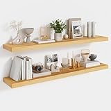 Feihorrm Regal Wand, Schweberegal 2er Set, Regal 90cm Breit, Wandregal...