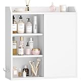 Hzuaneri Hängeschrank, Wandschrank mit Verstellbaren Ablagen, mit...