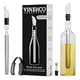 VINENCO Weinkühler Set, Flaschenkühler + Dekanter 3-in-1 Premium...