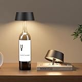 Aipsun 2 PCS LED Dimmbare akku Flaschenlampe Warmweiß 3000K, IP54...