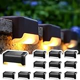 CNMTCCO Solarleuchten für außen, 12 Stück Schwarz Solarleuchte...