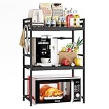 Mointal Erweiterbarer Mikrowellenregal, 3-Stufig Küchen...