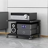 Hifi Regal Audio Rack,2-stufiges AV-Medienständer mit...