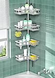 Cooeco Dusche Caddy Corner - Telescopique Badezimmer Regal von 25 bis...